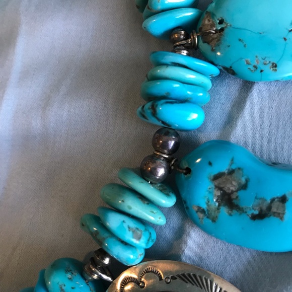 SOLD Native American Sleeping Beauty Turquoise - Picture 6 of 8